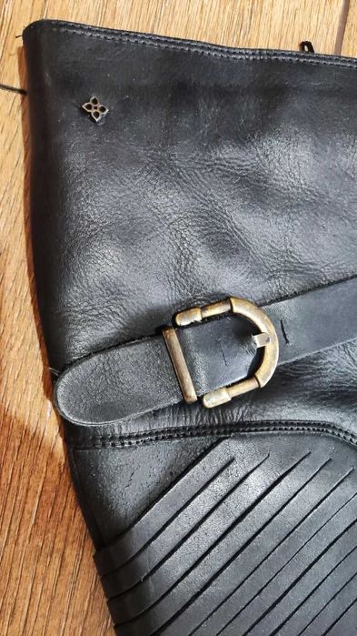 Bota cano longo couro legítimo