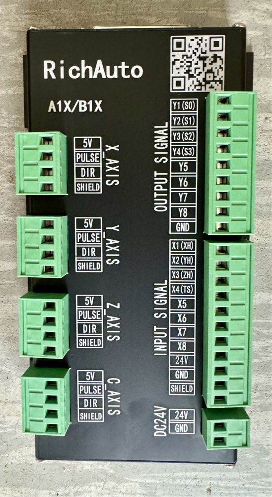 Kontroler CNC Richauto DSP A11E + zasilacz GY75W-24-B