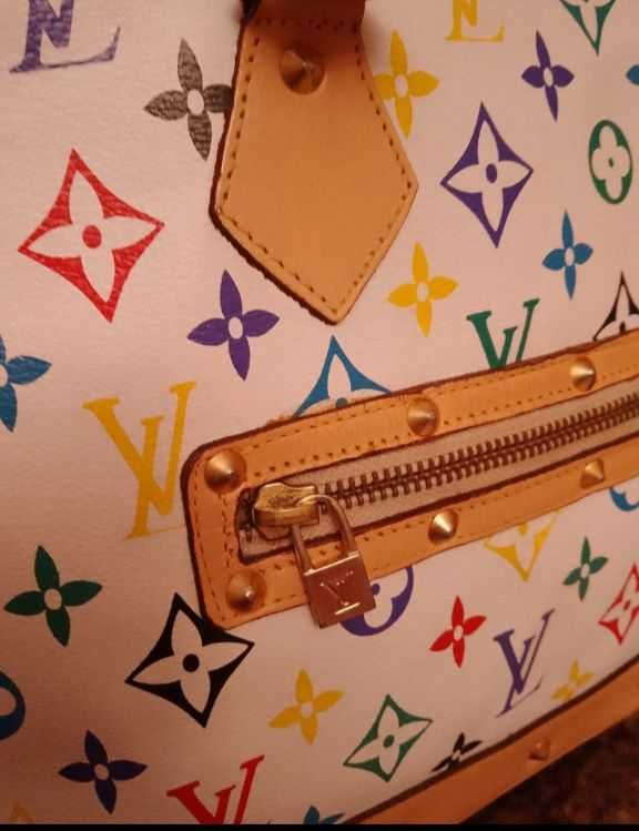 Piękny LV Louis Vuitton multi kolor