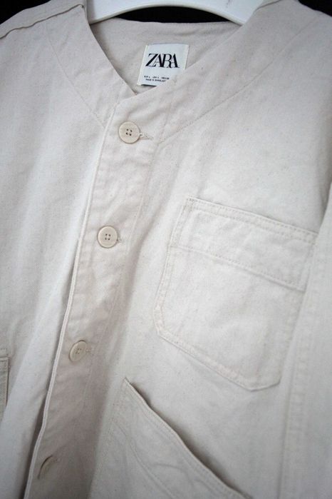 Kurtka dżinsowa oversize Zara z najnowszej kolekcji. Nowa M-L