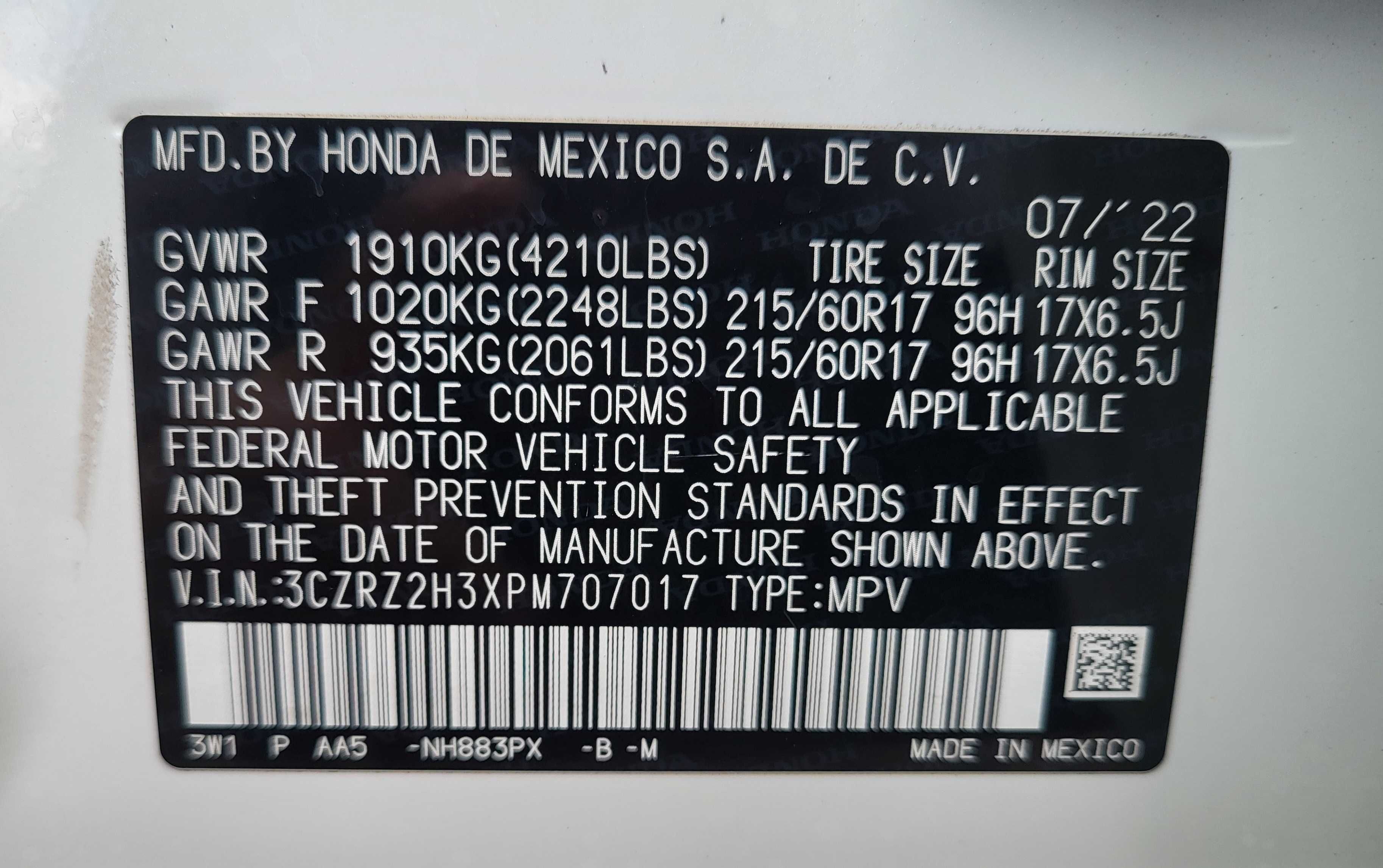 Sprzedam Honda HR-V/ZRV