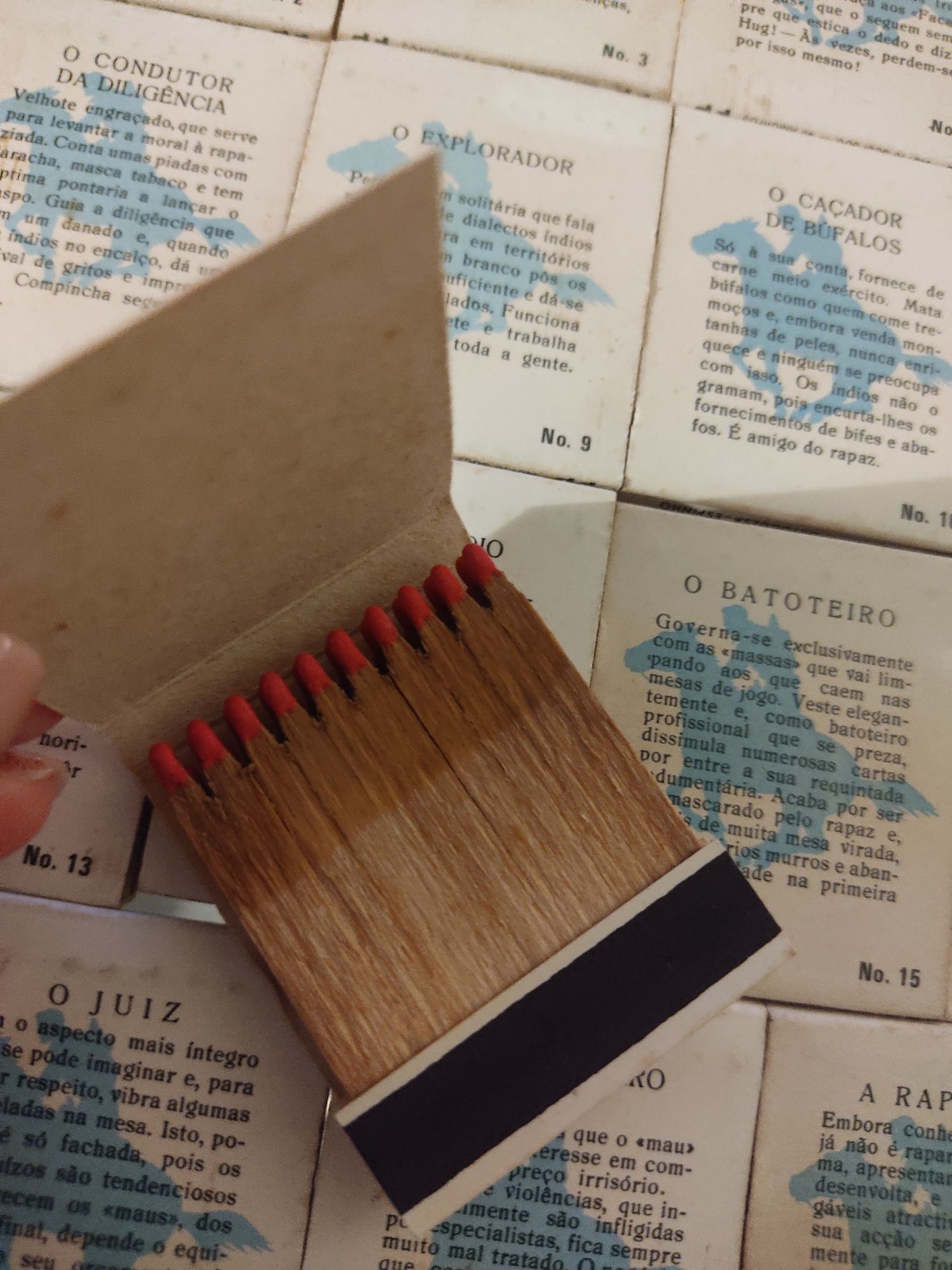 Coleção de caixa de fósforos
