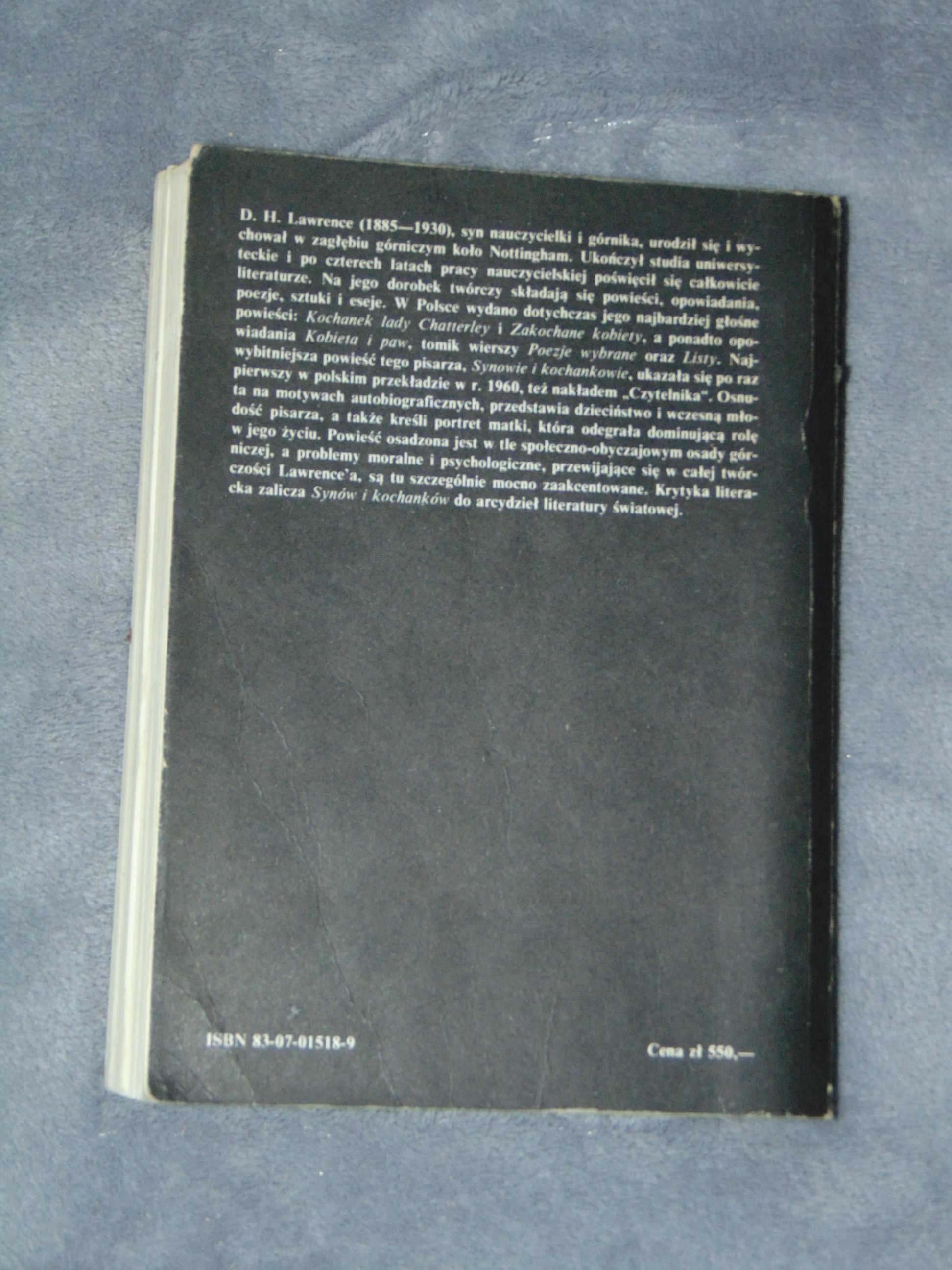 Synowie i kochankowie - David Herbert Lawrence