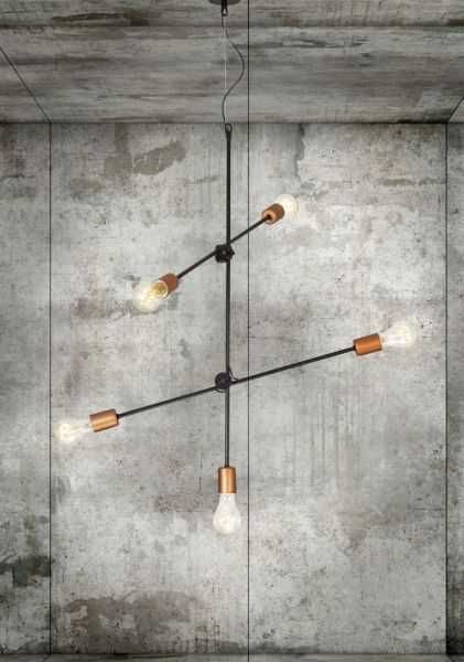 STICKS black-copper V 6270 Nowodvorski lampa kinkiet zwis industrialny