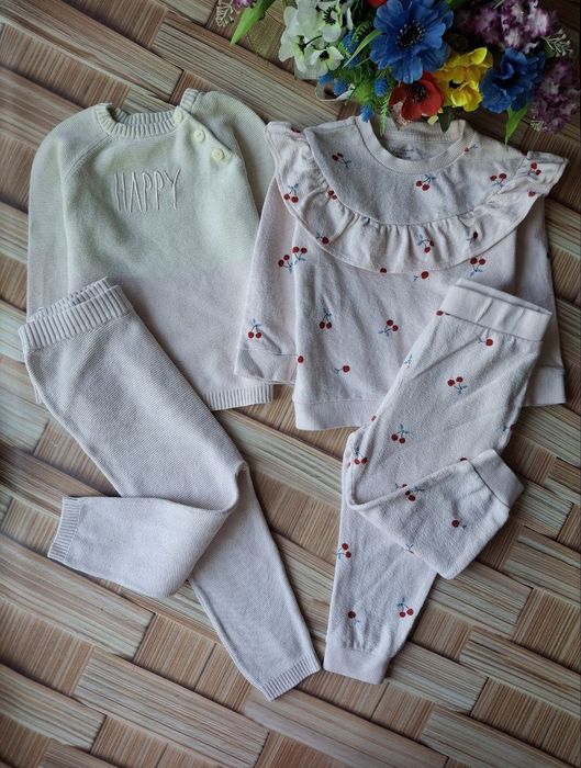 Одяг для дівчинки на 1-2роки сукня, джинсовка, ромпер, реглан