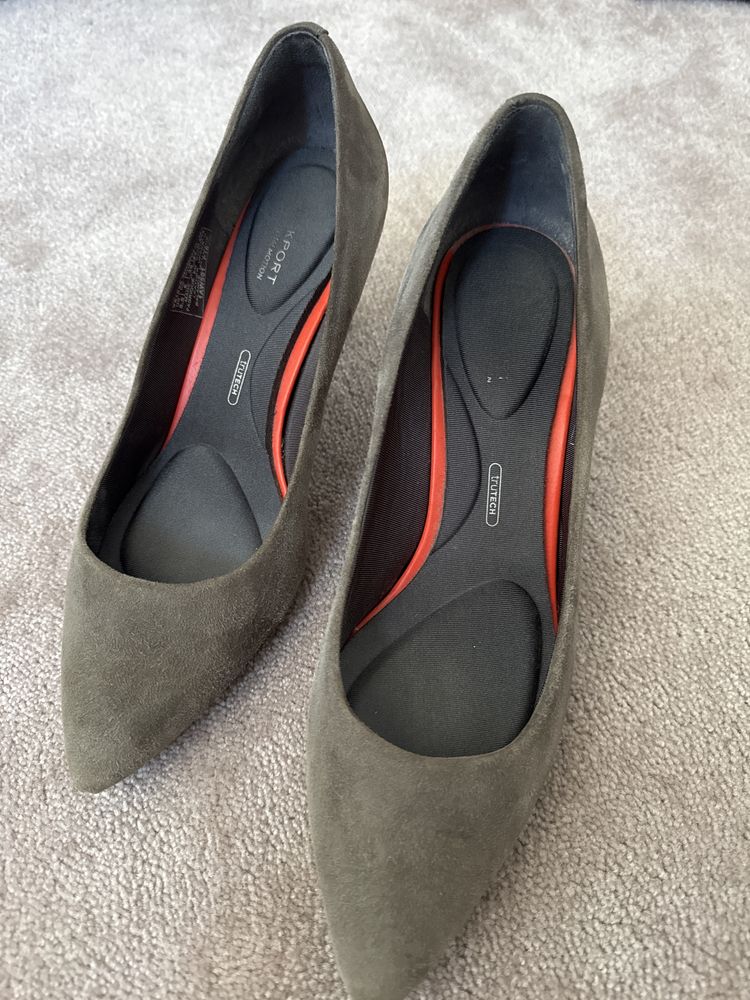 Sapato mulher rockport cinza