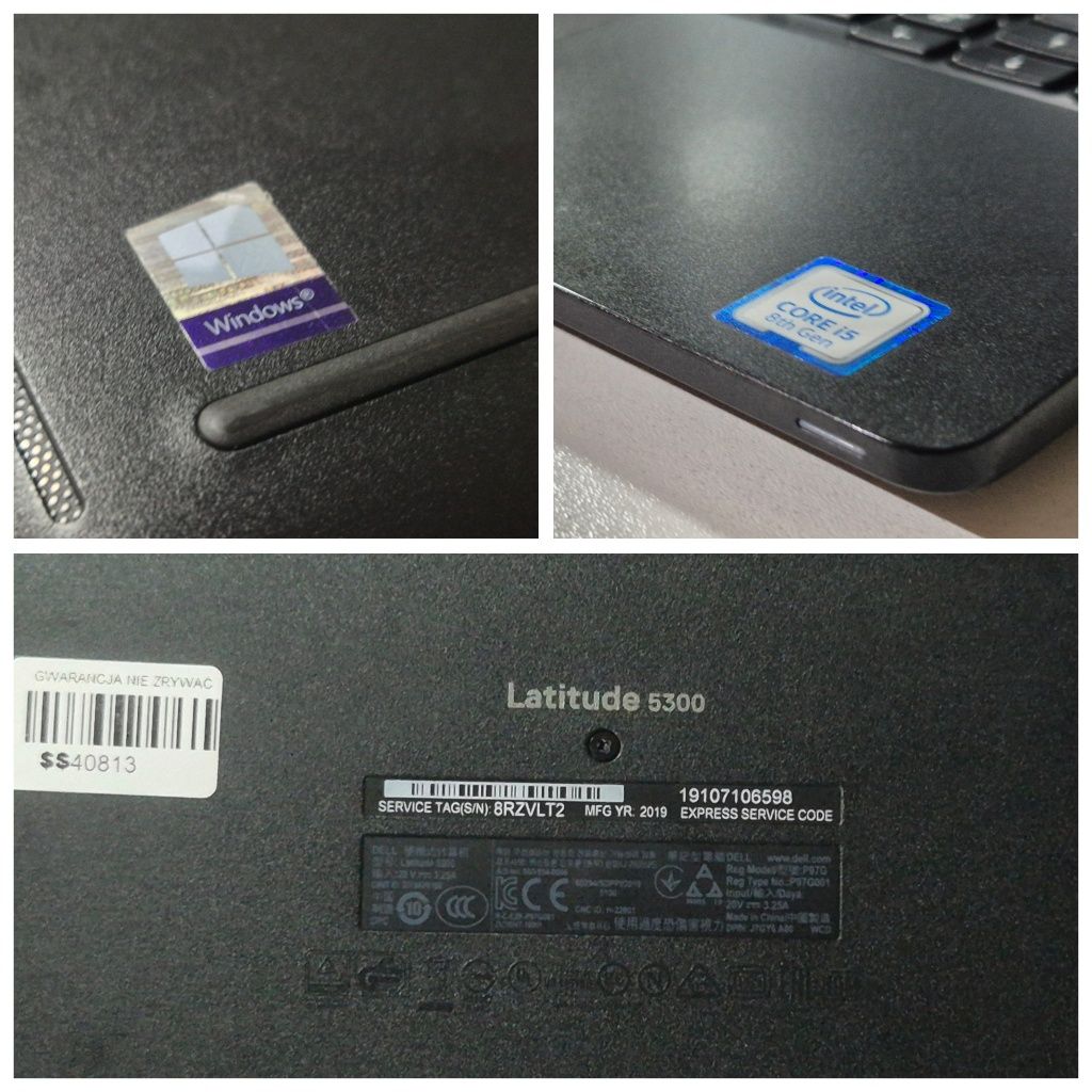 DELL Latitude 5300 i5-8265u SSD256GB