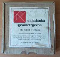 Układanka geometryczna prl