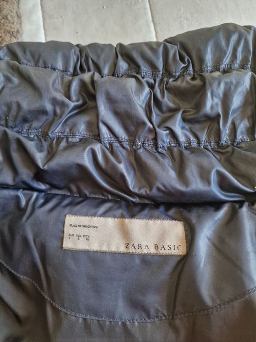 Kispo de penas  da zara azul marinho