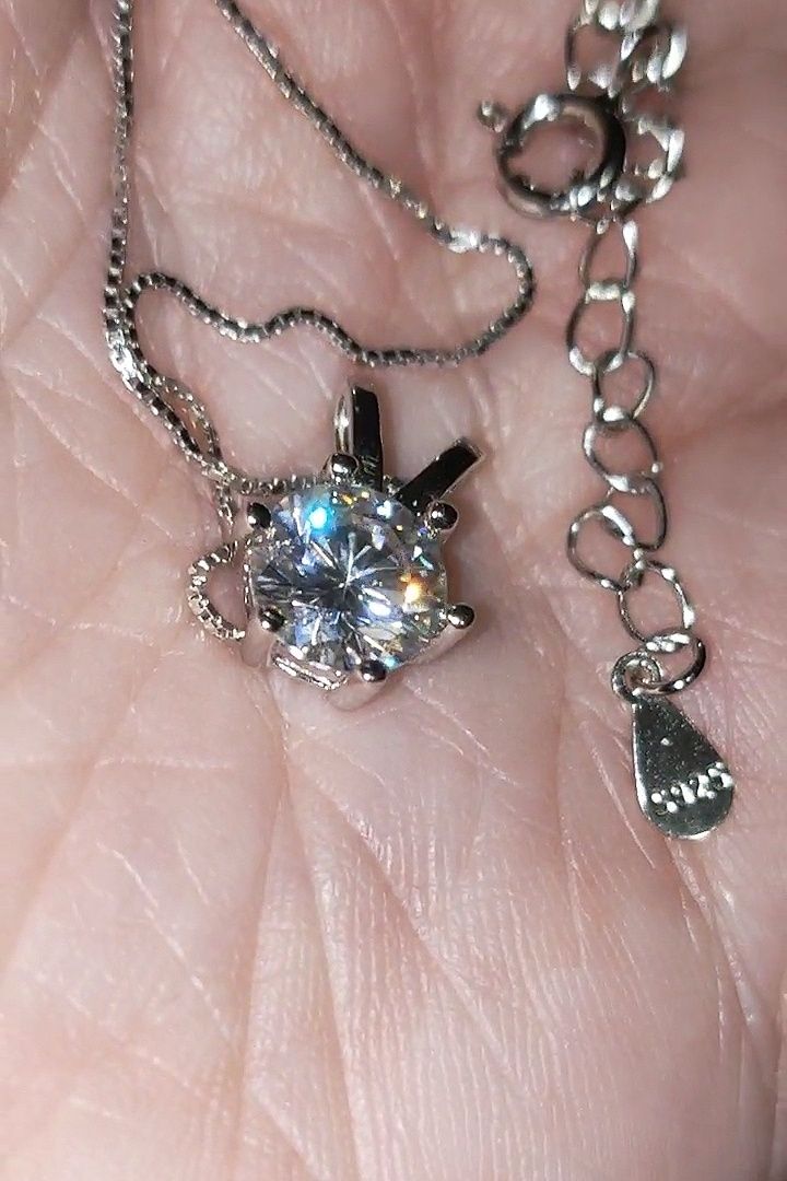 Набор с  муассанитами  3  CT, серебро S925, серьги+