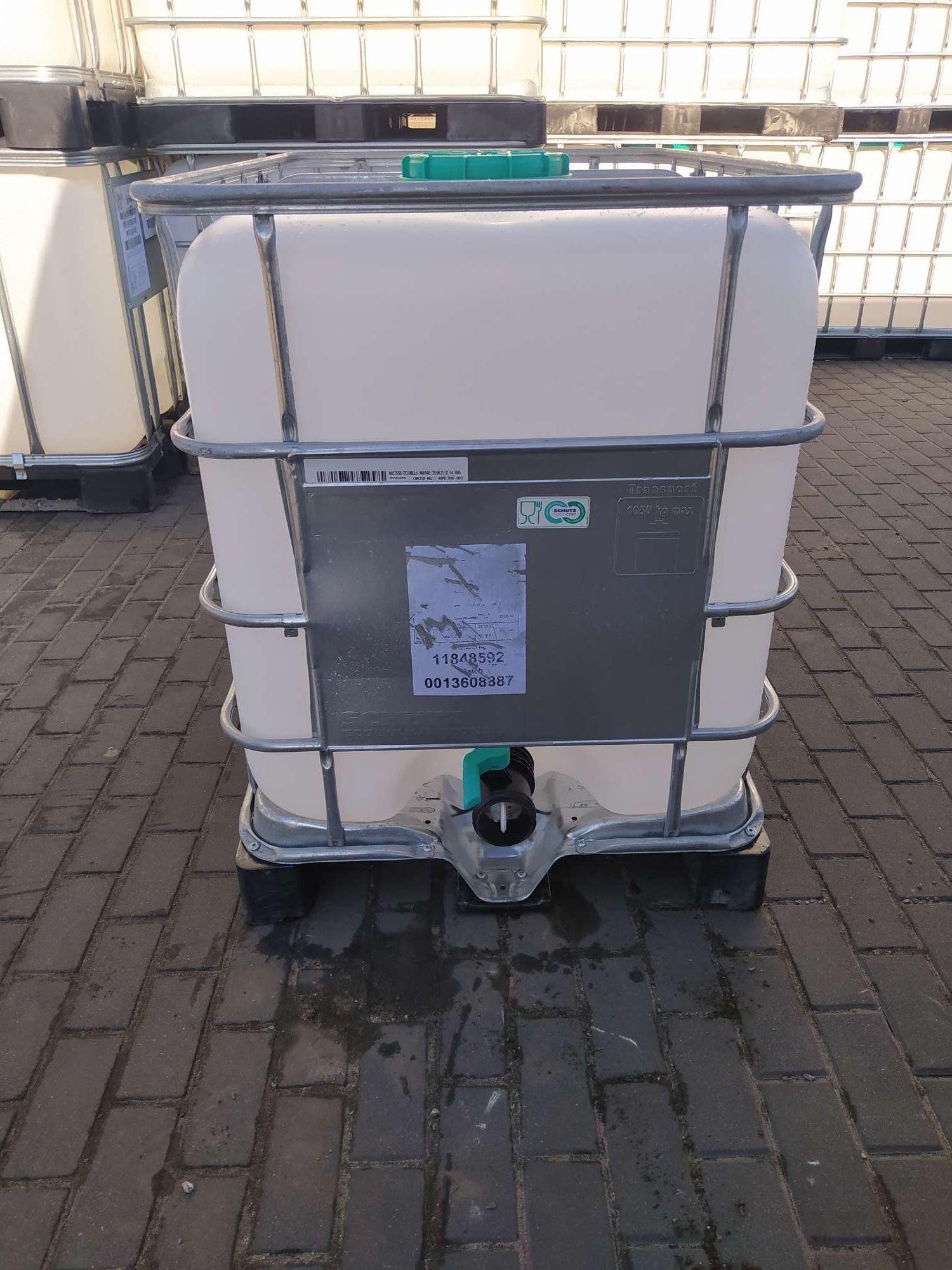 Zbiornik IBC 600 L MAUZER  małzer spożywka czyste