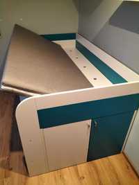 Łóżko -antresola , biurko ,szafka + dywan LEGO