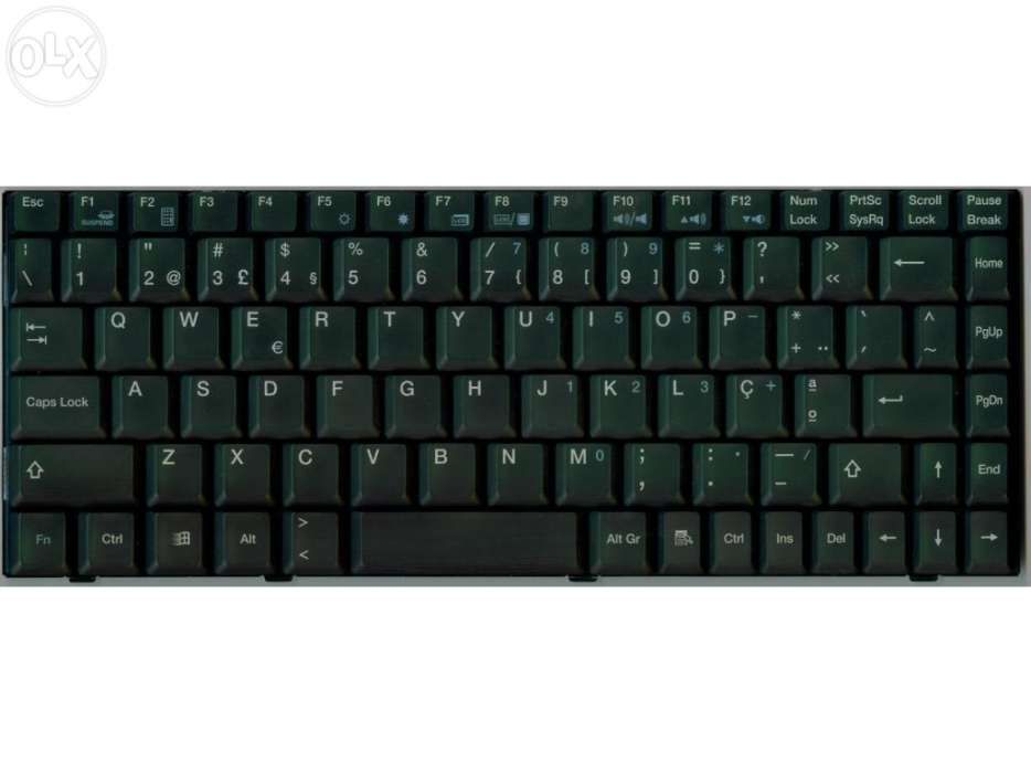 Teclado portátil /laptop asus l7200 series (português)