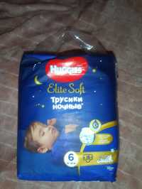 Підгузки-трусики HUGGIES Elite Soft   6(15-25кг) 16 штук