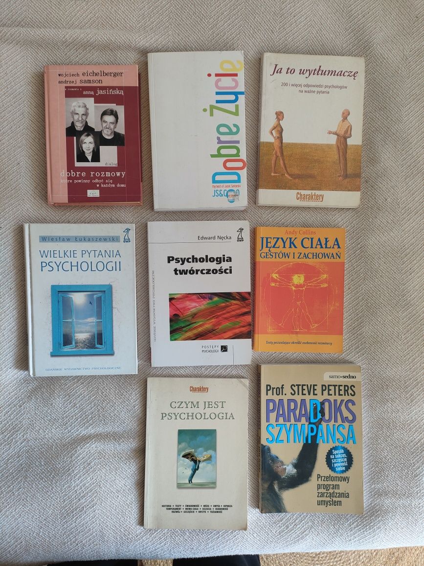 Zestaw książek psychologia