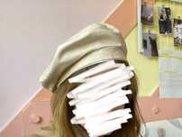 beret, mleczny beret