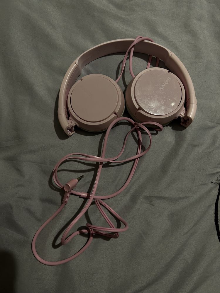 Навушники великі провідні Sony MDR-ZX110 Pink