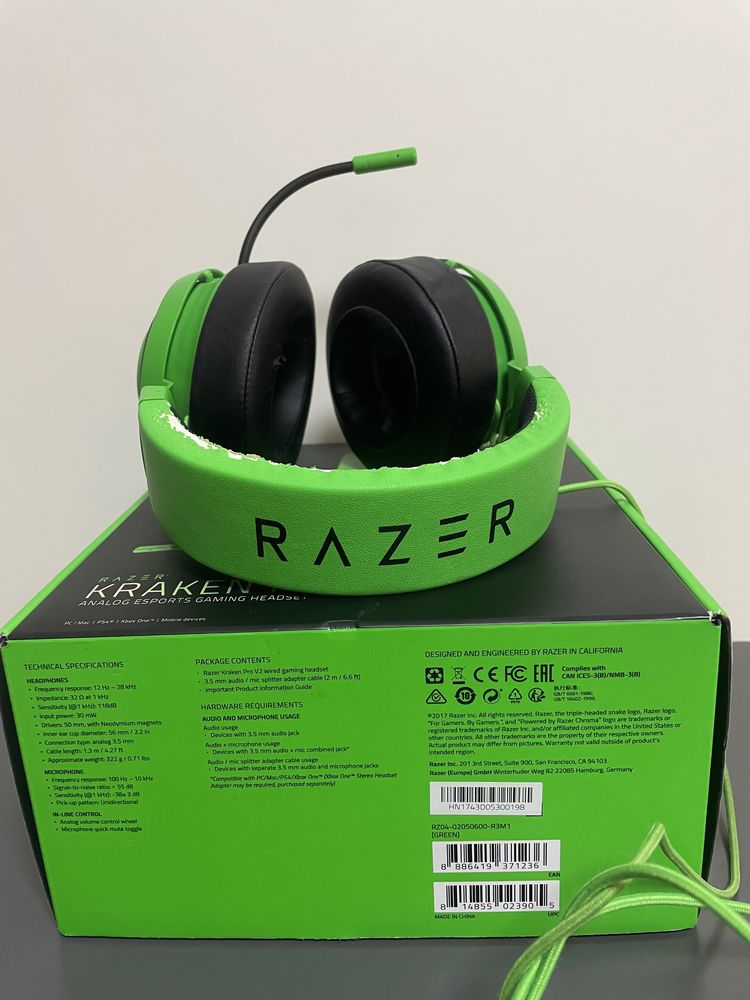 Słuchawki RAZER Kraken 7.1 V2 Oval