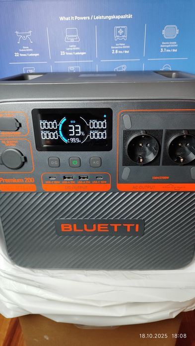 Зарядна станція bluetti Premium 200v2