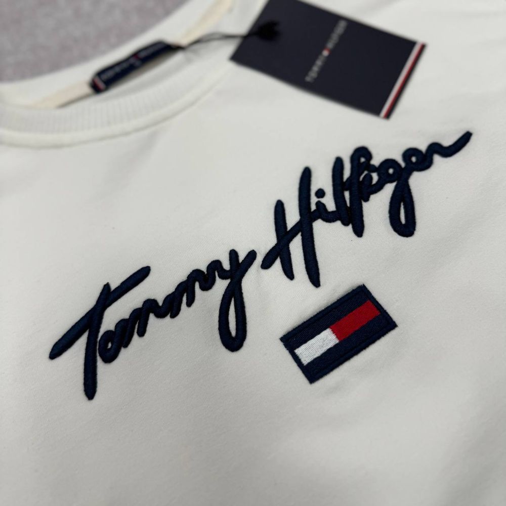 NEW SEASON! Жіночий світшот Tommy Hilfiger білого кольору розм-и S-XXL