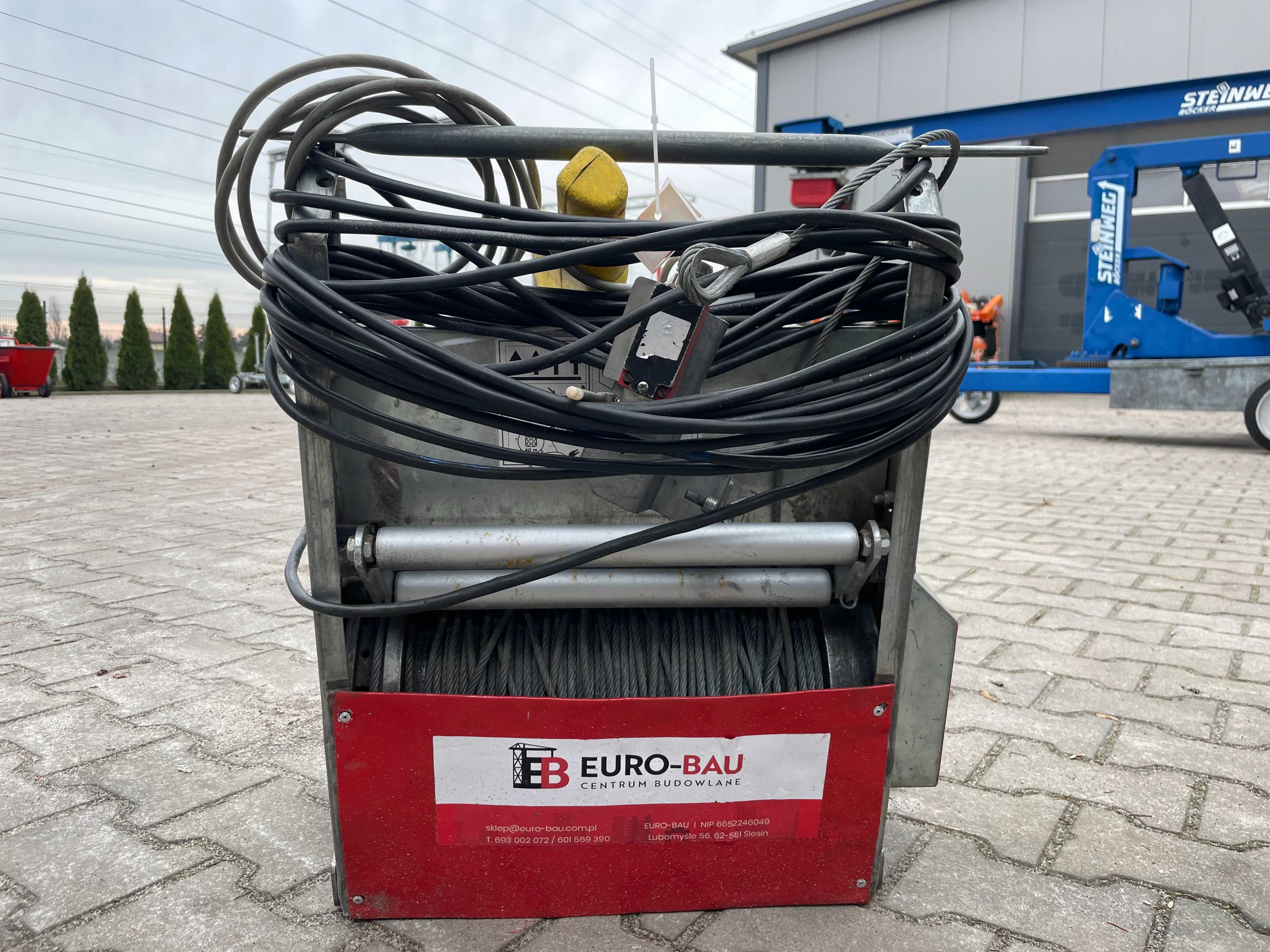 Winda Drabina Dekarska Bocker TOP LIFT 250kg 13-21m Steinweg Geda