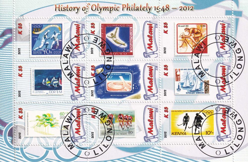 Malawi 2012 kasowane cena 1,90 zł (2)