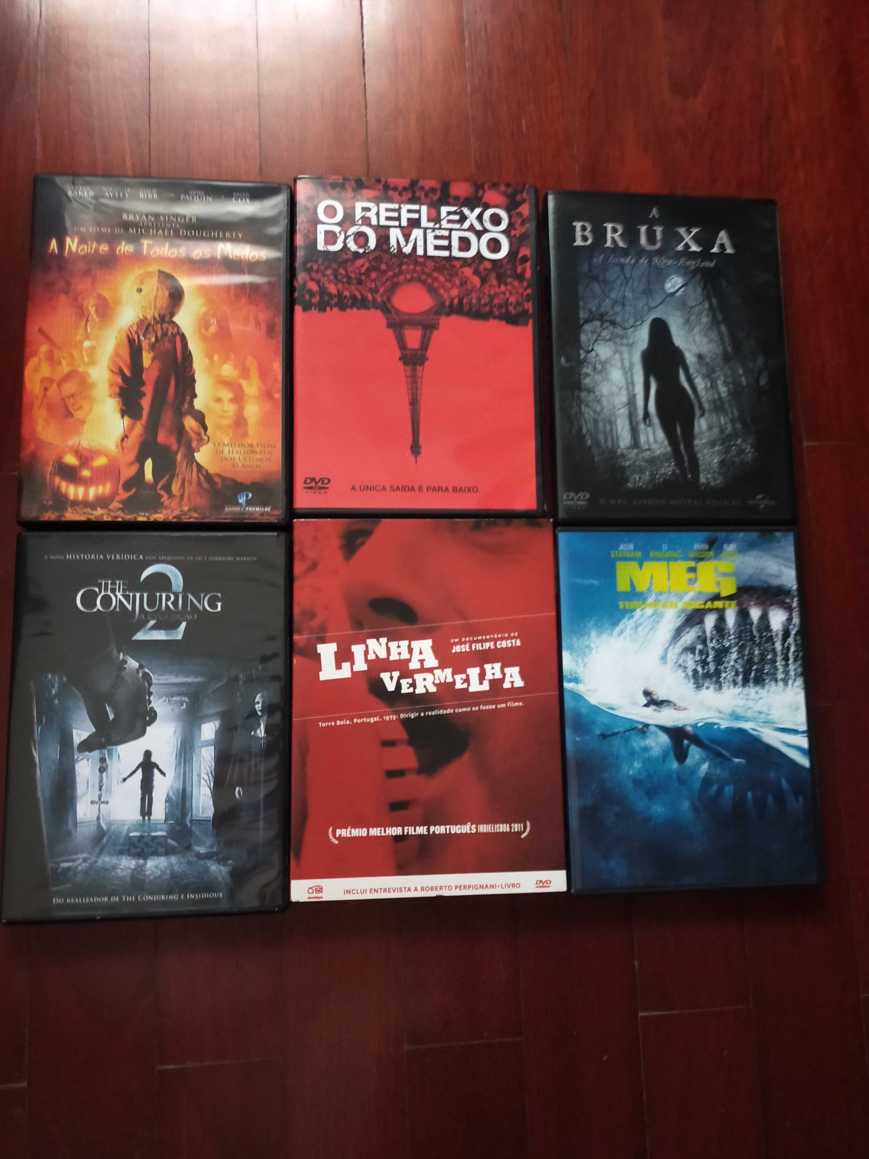 Lote de DVDs filmes