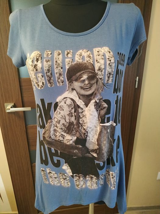 Bluzka damska niebieskia