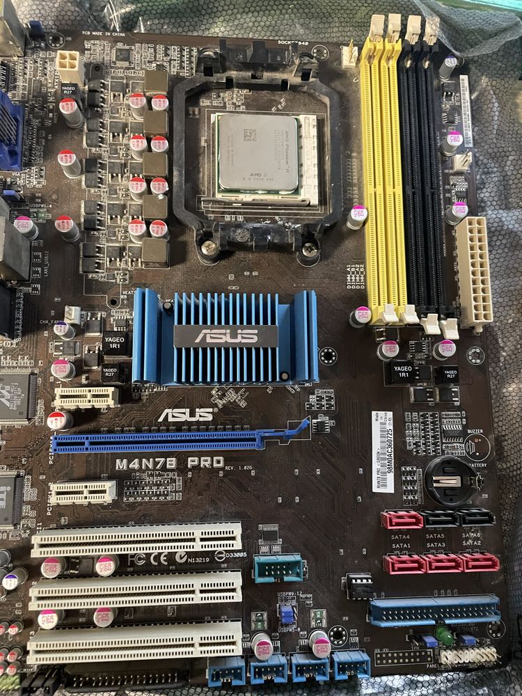 Мат. плата ASUS M4N78 PRO + PHENOM x2 3.0 GHz BE