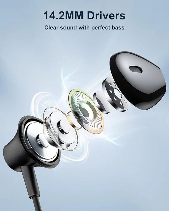 Słuchawki przewodowe USB-C New Bee