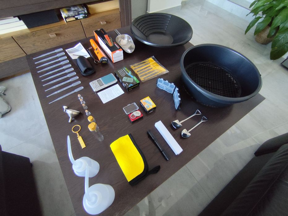 Zestaw do płukania złota – komplet dla początkujących. Zestaw hobbysty