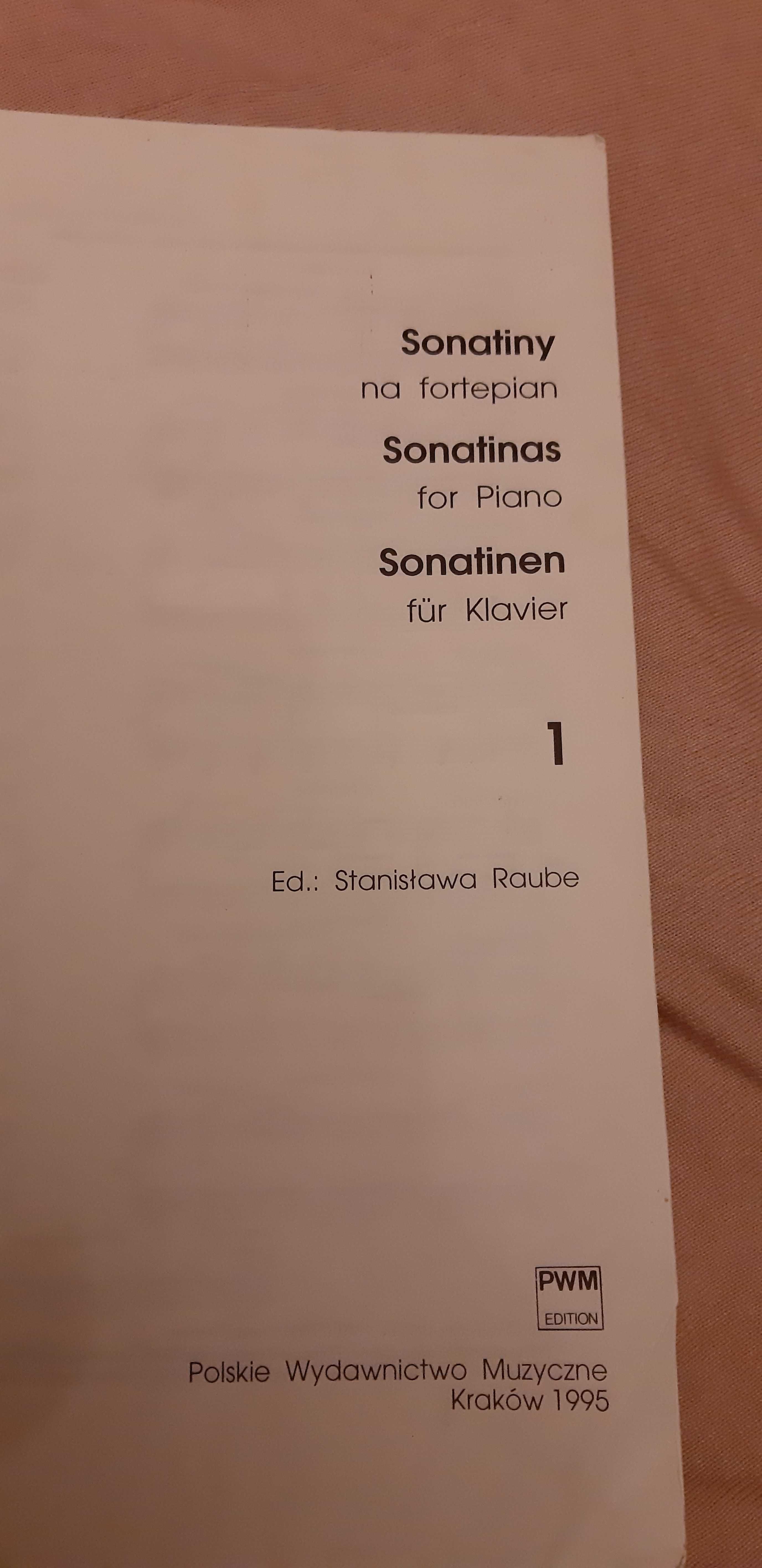 Sonatiny na fortepian Stanisława Raube cz 1