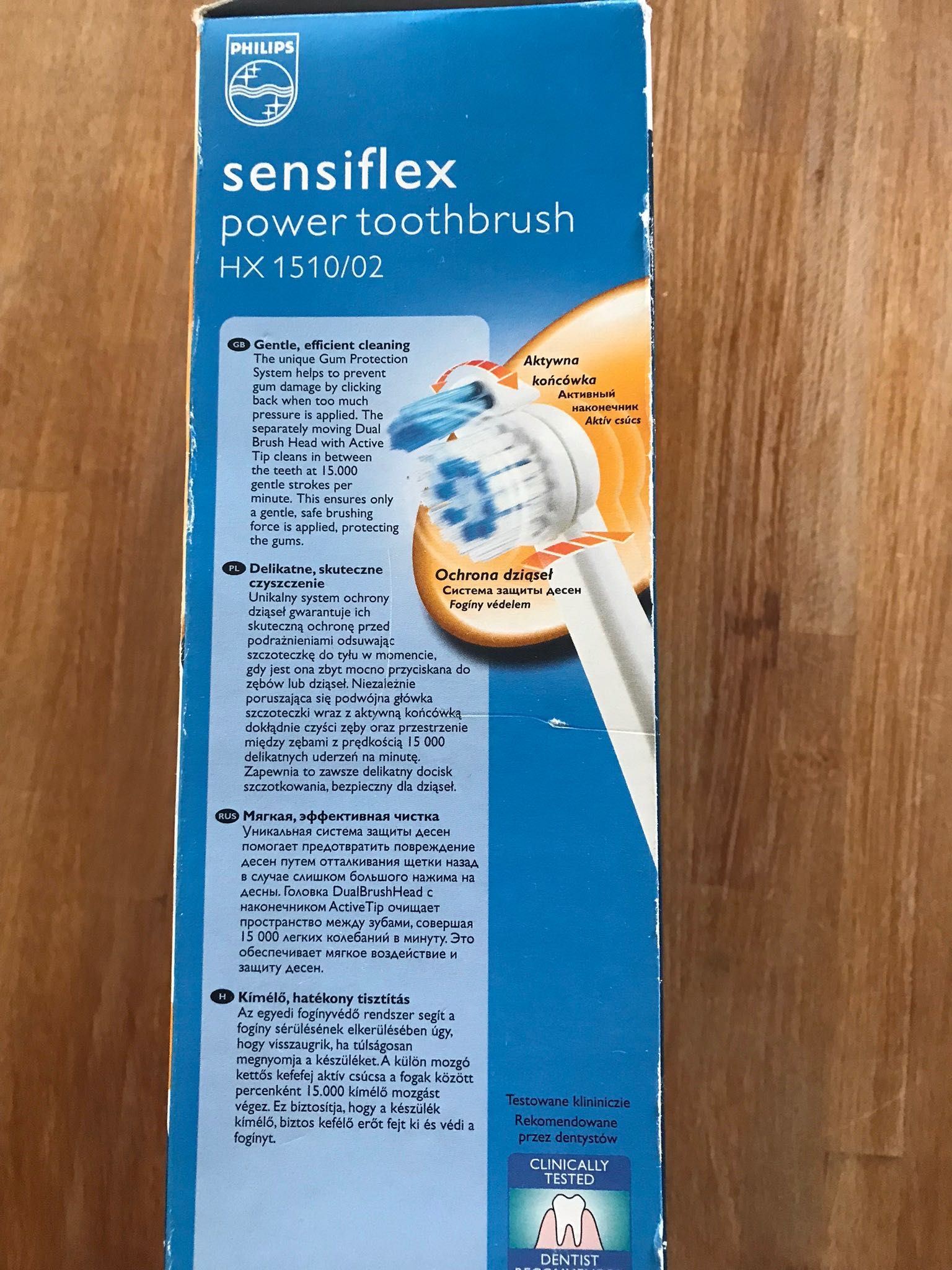 Szczoteczka elektryczna PHilips sensiflex HX 1510/02