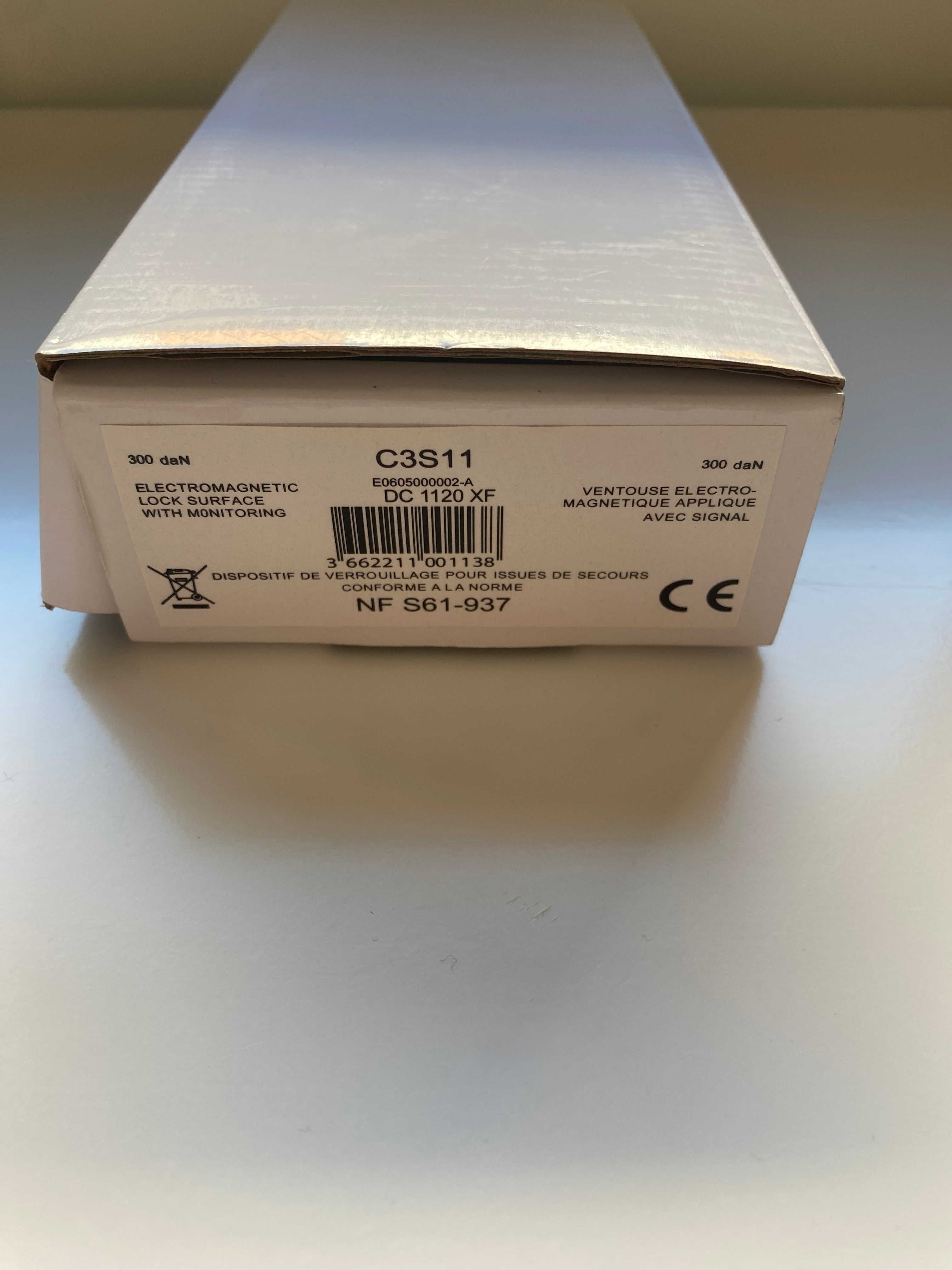 Ventosa electromagnética de superfície de 300 kg monitorizada