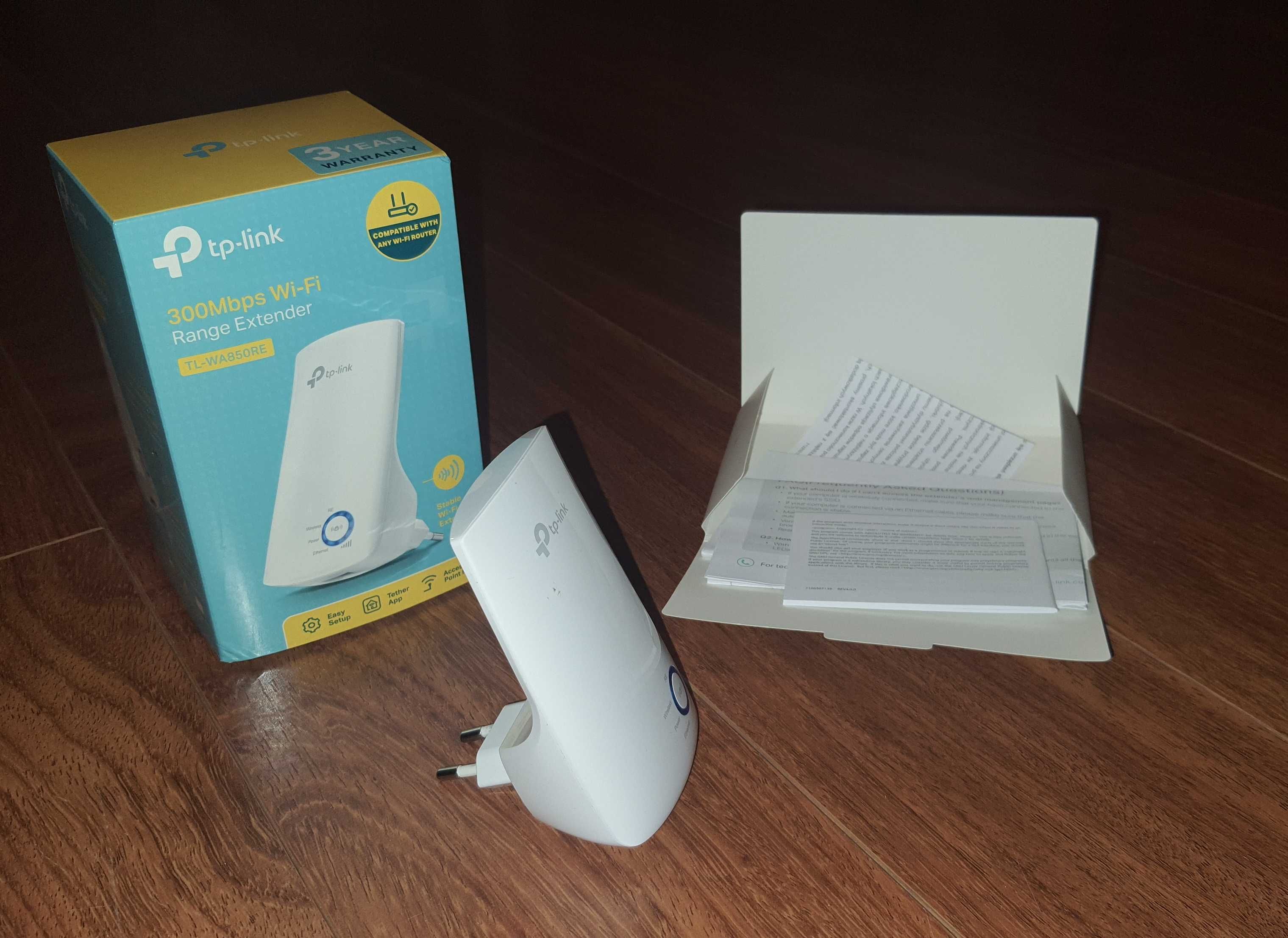 wzmacniacz sieci tp-link 300Mbps Wi-Fi Range Extender tl-wa850re