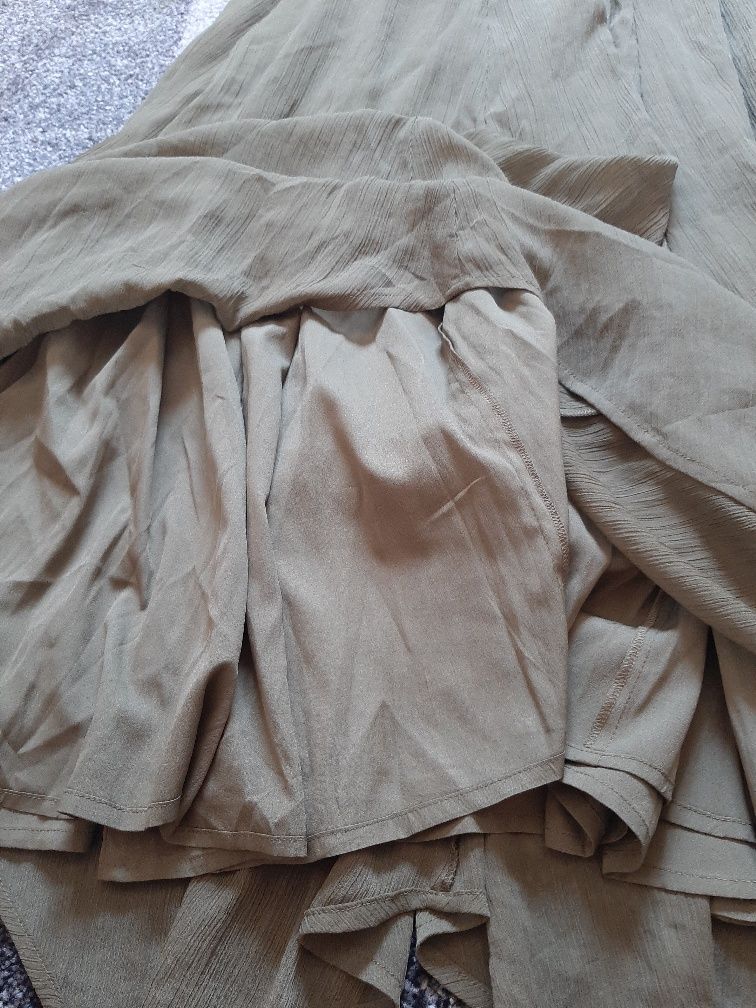 Sukienka maxi,długa asos,nowa,khaki