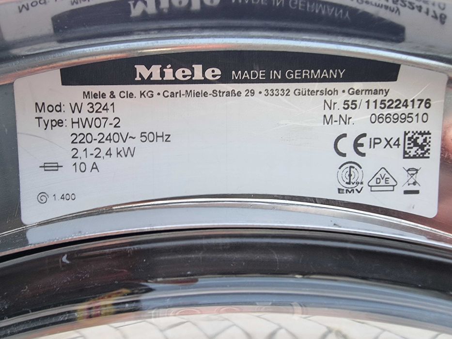 Pralka Miele W 3241 WPS Softtronic, 1400obr/min, 6kg, A, łatwa obsługa
