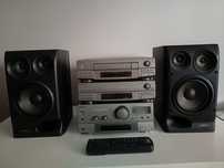 Wzmacniacz SONY EX70AV amplituner, wieża, CD, radio, kolumny, pilot