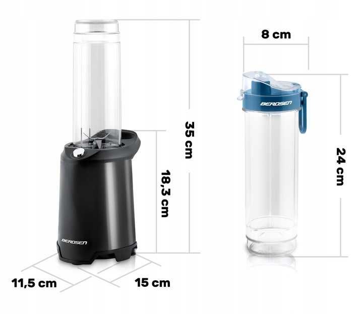 Blender Kielichowy Blender Kuchenny Mikser Elektryczny 700W Dzbanek