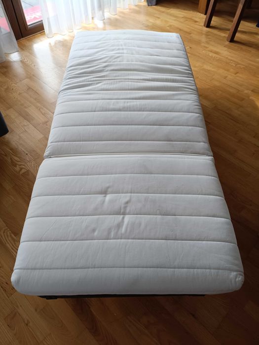 Fotel rozkładany ciemnoszary - LYCKSELE LÖVÅS, IKEA