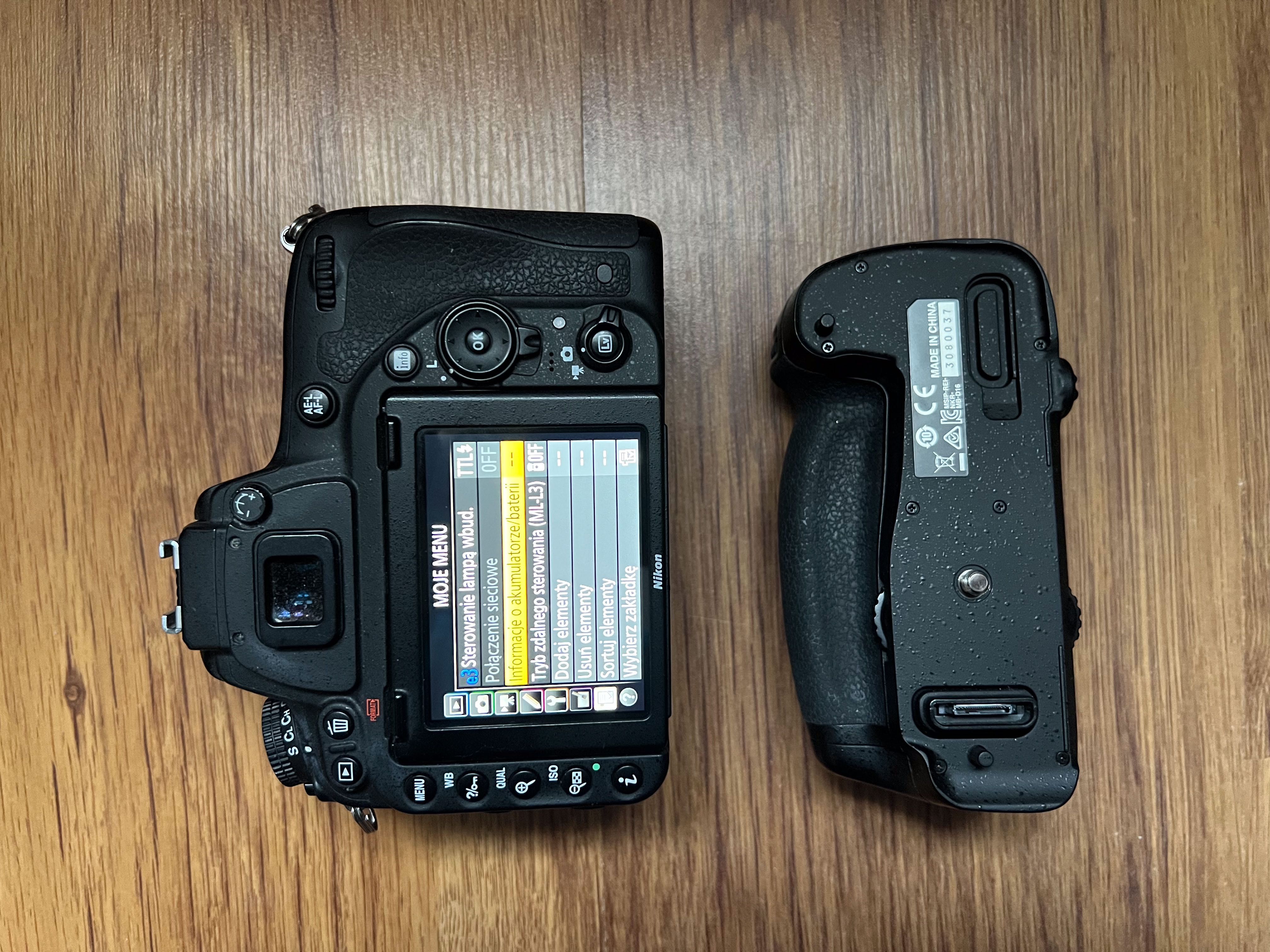 Aparat Nikon D750 + oryginalny grip Nikon MB-D16