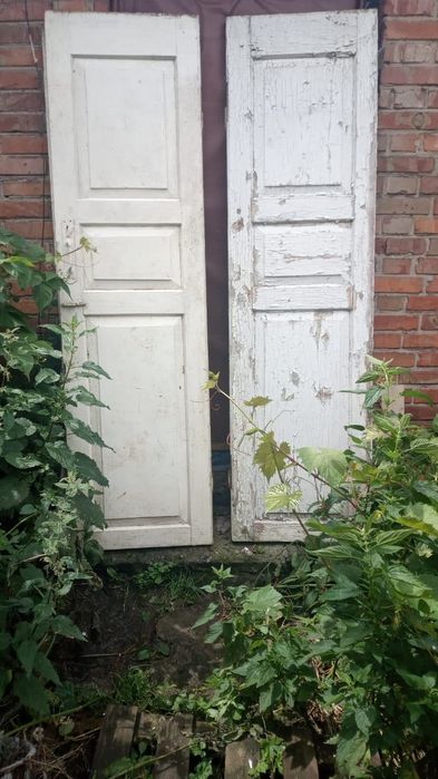 Двері дубові раритет 120х215 дві штуки комплект