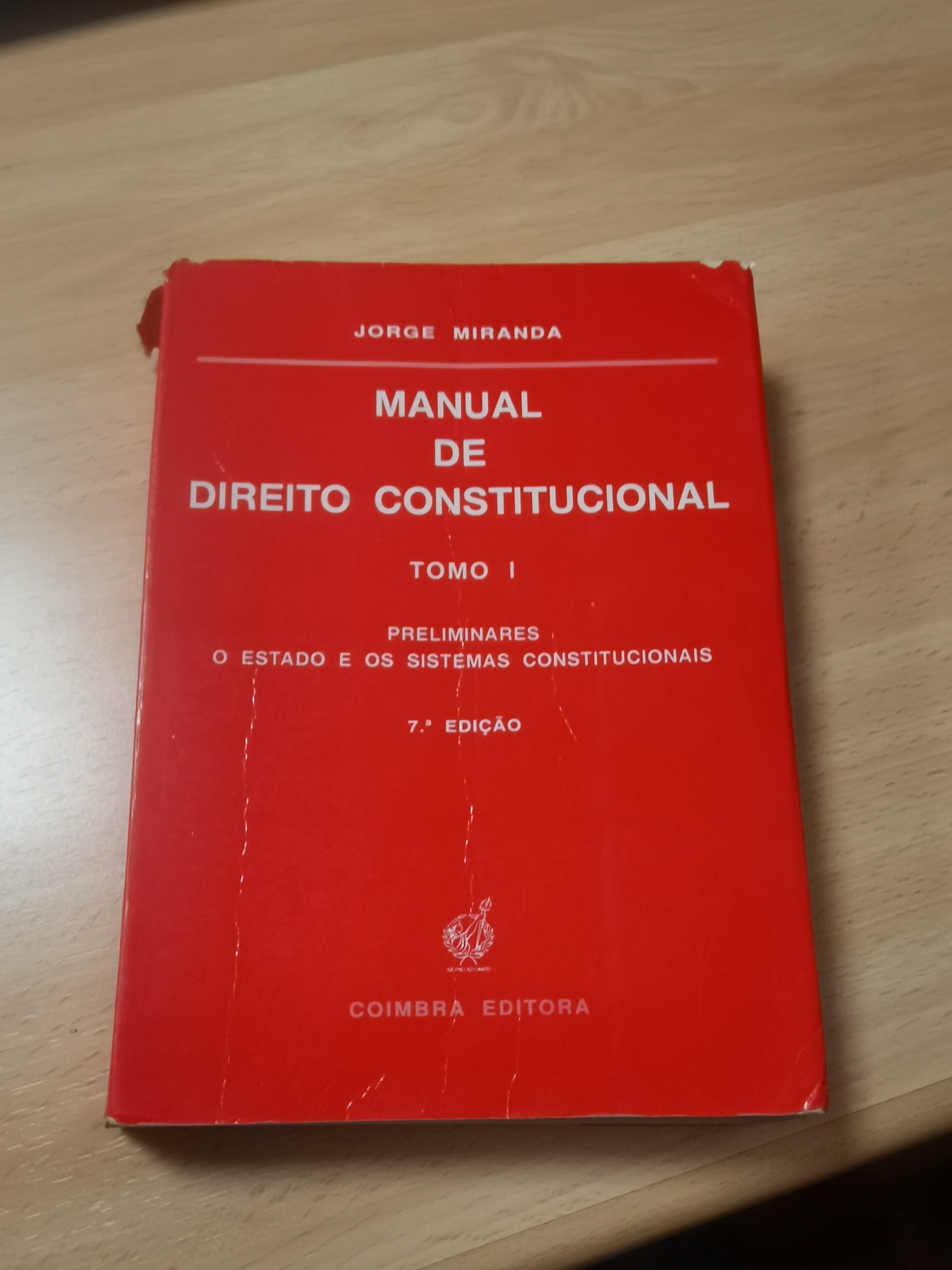 Manual de Direito Constitucional Jorge Miranda