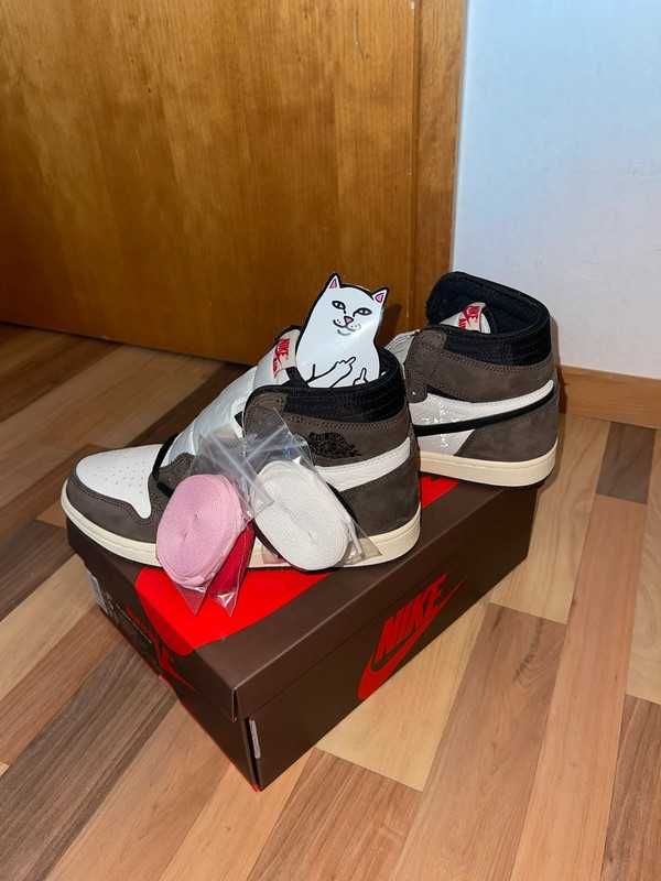 Jordan 1 Retro High OG SP Travis Scott Mocha 43