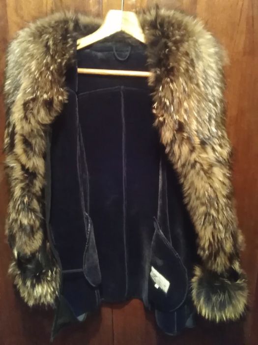 Дублянка "Zishan", нат. хутро (єнот), 48-50 р.