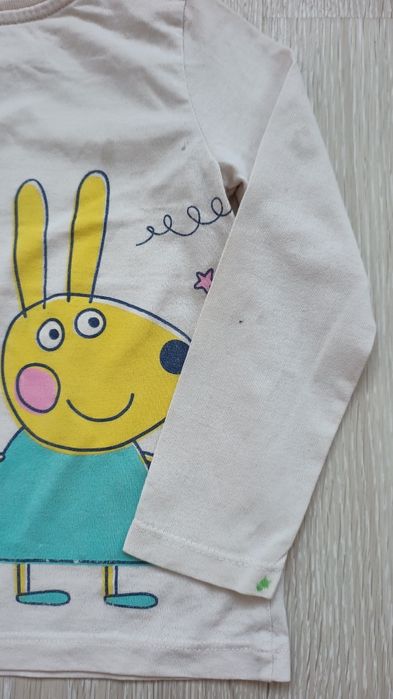 Bluzka z długim rękawem, Świnka Peppa, Peppa Pig, r.98 Sinsay