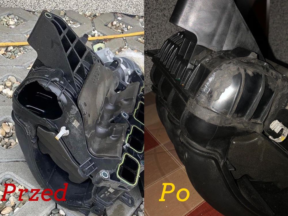 Spawanie plastiku naprawa zderzaków klejenie zgrzewanie owiewek