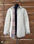 Kurtka Burberry damska krata elegancka oryginał r. L
