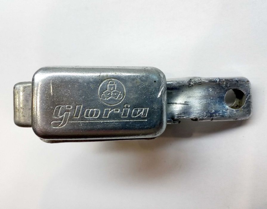 Старинный велосипедный замок Gloria, Trelock (Германия)