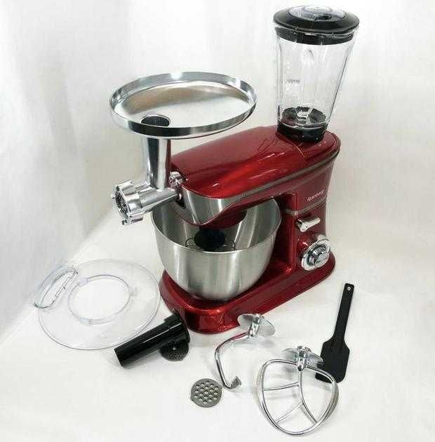 НЕМЕЦКИЙ Кухонный комбайн Rainberg RB-8080 3в1 /5.5 л/ 4200 Вт Красный